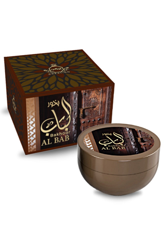 A to Z Creation Bakhoor Al Bab 70gmPerfumes & FragrancesEmits a scented fragrance that is sure to uplift your mood. Creates an elegant statement while levitating the home decor scheme. Oriental fragrance that is formulated with scented and environment fri